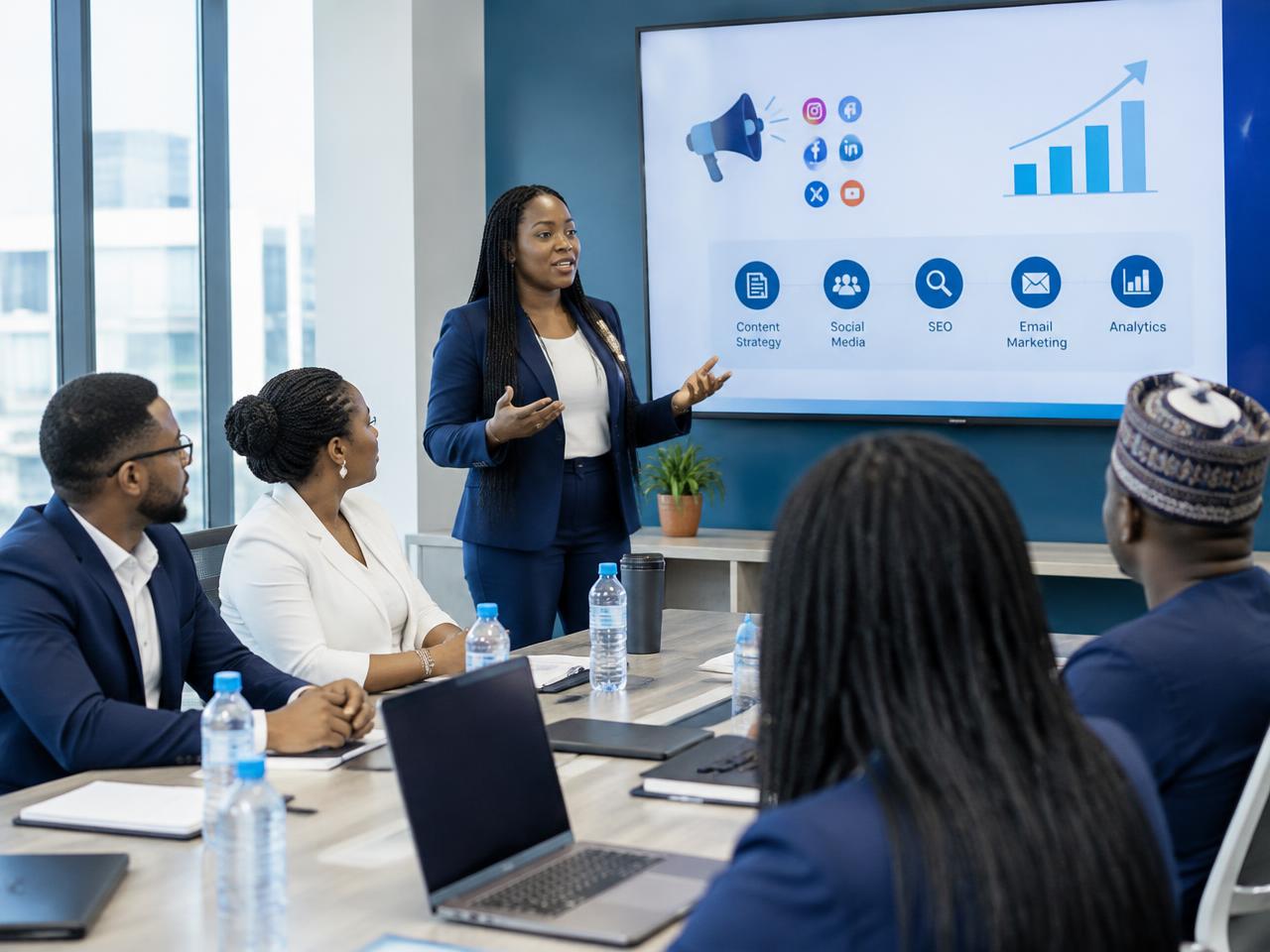 Corporate digital marketing training workshop led by DKT Agency
